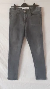 Mens Black Skinny Stretchy Jeans. Size 34. Inside Leg 28''. New Look. - Picture 1 of 3