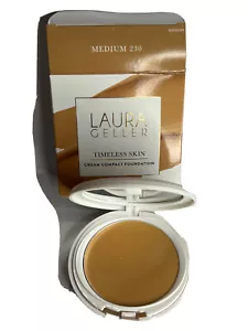 Laura Geller Timeless Skin Cream Compact Foundation Medium 230 12g - Picture 1 of 3
