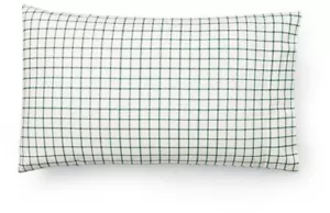 Fundas de almohada de franela Lauren Ralph Lauren Millerton a cuadros verde marfil estándar nuevas en paquete - Imagen 1 de 3