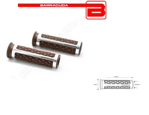BARRACUDA MANOPOLE CLASSIC ARGENTO MARRONE per TUTTE le MOTO AJP - Foto 1 di 1