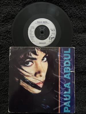 Paula Abdul – Vibeology 7'' Vinyl Single Pic Sleeve 1992 CLEANED/PLAY TESTED VG+ - Image 1 of 4