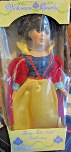 Victorian Beauty Fairy Tale Porcelain Doll in Box with SNOW WHITE NRFB in Box - Picture 1 of 3