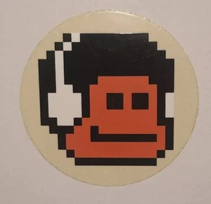 Lucy Mclauchlan Vintage Headphone Boy Sticker - Picture 1 of 3