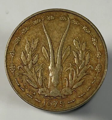 Estados de África Occidental 1975 5 francos Foto 1 de 4