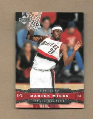 2004-05 Upper Deck Basketball Darius Miles Card #162 Portland Trail Blazers NM+ - Image 1 of 2