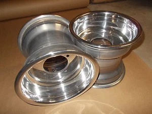 (2) 9X8 4/110 Rims Wheels Rear Honda TRX 250R 250X 250EX 300EX 400EX 450R 450ER - Picture 1 of 2