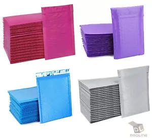 TOUTES TAILLES POLY BUBBLE EXPÉDITEURS EXPÉDITION COURRIER SACS REMBOURRÉS ENVELOPPES COULEUR - Photo 1 sur 101