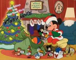 Disney Pin: WDW Happy Holidays 2004 Pin Pursuit Card & Complete 9 Pin Set  - Picture 1 of 2