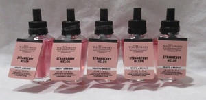 White Barn Bath & Body Works Wallflower Refill Bulb Lot Set 5 STRAWBERRY MELON - Picture 1 of 3