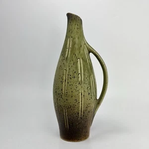 Studiokeramik Henkelvase Vase Krugvase Steingut 50er 60er MCM Vintage H 23cm - Bild 1 von 12