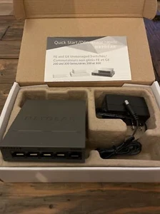 NETGEAR 5 Port Gigabit Ethernet Switch - Picture 1 of 3