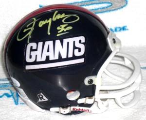 MINICASCO THRWBK 1980-99 FIRMADO POR LAWRENCE TAYLOR DE LOS GIGANTES DE NUEVA YORK - J.S.A. CERT. - Imagen 1 de 4