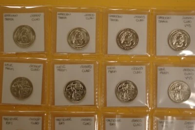 2020 W/P/D/S Quarter Set - 5 W Clad Quarters/5 S Clad Quarters/20 Quarters Total - Image 1 of 4