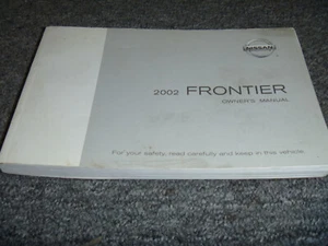 2002 Nissan Frontier XE SE Supercharged SC Owner Operator Manual User Guide xz - Picture 1 of 1