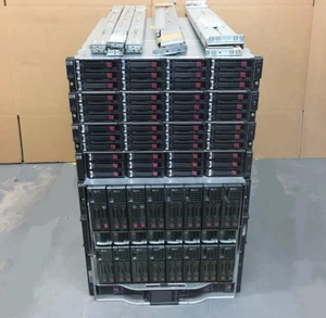HP C7000 8Gbit 79.2TB SAN Solution 16x HP BL460c Gen8 E5-2670 2048GB RAM - Picture 1 of 6