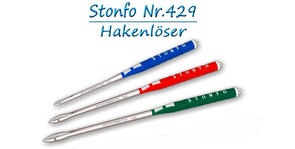 Stonfo Bicolor Hakenlöser Hakenentferner Drei verschiedene größen - Bild 1 von 1