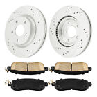 Front Drilled Disc Rotors Ceramic Brake Pads For 2014-2019 Nissan Altima Us