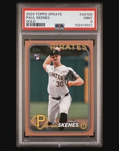 PAUL SKENES 2024 Topps Update US100 Gold RC 622/2024 PSA 9 - Picture 1 of 3