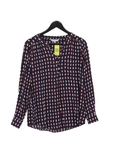 Jasper Conran Women's Blouse UK 10 Blue 100% Other Long Sleeve V-Neck Basic - Picture 1 of 5