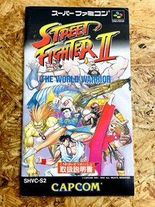 Street Fighter II 2 Manual para Nintendo Super Famicom Versión Japonesa - Imagen 1 de 18