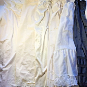 6 Vintage Slips Most Nylon HALF Vassarette Texsheen Sears FULL Mel-Lin Strapless - Picture 1 of 21