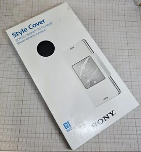 Original Original Original Sony Xperia Z3 Compact Smart Window Funktion Hülle SCR26 Schwarz - Bild 1 von 2