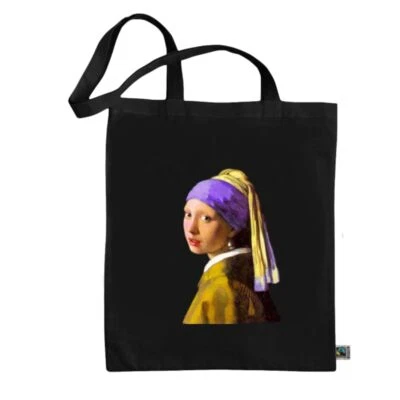 Tasche mit klassischen Kunstfarben 100 % Bio-Baumwolle Fairtrade exklusives u... - Bild 1 von 3