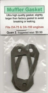 DA-75 & DA-150 Exhaust/Muffler Gasket 2 Pack NIP - Picture 1 of 1
