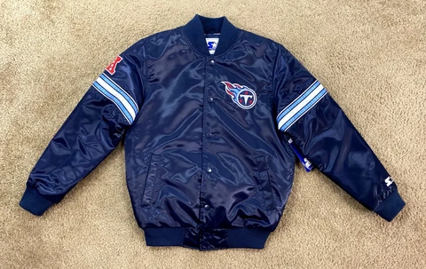 TENNESSEE TITANS 2023 Starter Traditional Snap Down Jacket S M LG XL 2X Cover