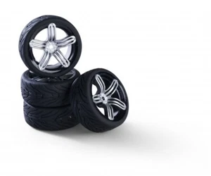 Carson 500900178 - 1:10 SC-Räder 6S Style (4) silber - Neu - Bild 1 von 1