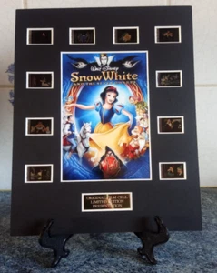 Original Film Cell Display(Cellules encadrées film) 35mm DISNEY: SNOW WHITE +COA - Photo 1/10