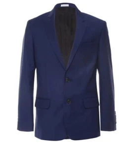 Boy's Calvin Klein Blue Blazer Suit Jacket Slim Fit Size 8 Regular - NWT - Picture 1 of 2