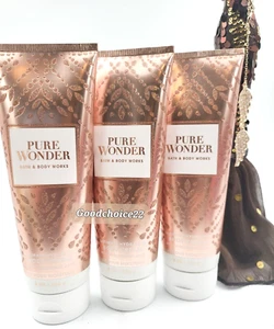 (3) Bath & Body Works PURE WONDER Ultimate Hydration Body Cream 8 oz - Picture 1 of 2