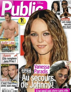 PUBLIC n°484 19/10/2012 Vanessa Paradis/ Law/ Johansson/ Lorie/ Pokora & Jenifer - Imagen 1 de 1