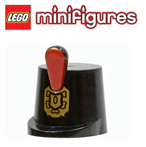 LEGO® 2545 Shako Hut Mütze Hat Imperial Soldat Logo Headgear Schwarz Pirate NEU - Picture 1 of 1