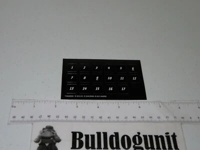 2013 Angry Birds Star Wars Jenga Board Game Sticker Part Only Darth Hasbro  - Image 1 of 2