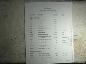 1958 Lionel Trains Programm separater Verkauf Produktionen Aufzeichnungen - Bild 1 von 3