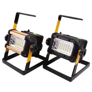 50W LED Rechargeable Cordless Work Site Flood Light Mobile Portable Camping Lamp - Imagen 1 de 5