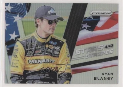 2018 Panini Prizm Stars and Stripes Silver Prizm Ryan Blaney #SS-7 - Image 1 of 2