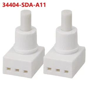 2 Pcs Car Interior Dome Reading Light Map Lamp Switch Button Replace For HONDA - Picture 1 of 14