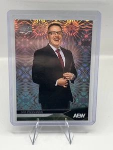 2025 Upper Deck AEW #100 Ian Riccaboni Pyro Parallel - Picture 1 of 2