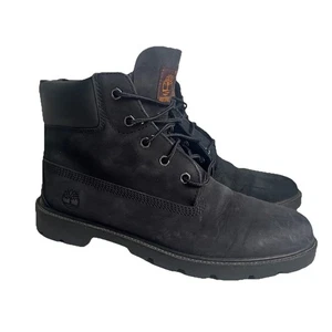 Timberland Waterproof Black Boots Bootie Boys 7 / Women’s 9 Classic 6-Inch 10910 - Picture 1 of 18