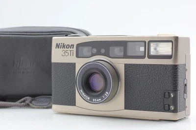 "NEAR MINT w/ Case" Nikon 35Ti Point & Shoot Compact Film Camera From JAPAN - Image 1 of 4