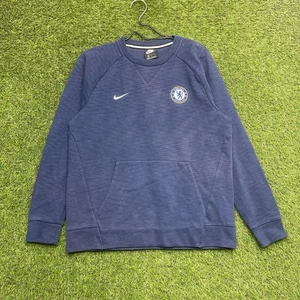 Nike Chelsea Sweatshirt Mens Medium Crewneck Pullover Long Sleeve Soccer 2018 - Picture 1 of 10