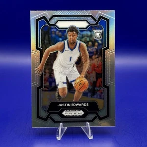 2024 Panini Prizm Draft Picks Justin Edwards Silver Prizm #25 Rookie RC 76ers - Picture 1 of 3