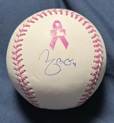 Béisbol firmado por Yadier Molina Día de la Madre RARO Cardenales de San Luis Beckett Foto 1 de 4