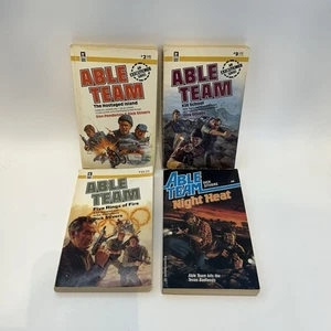 Pendleton, Stivers Able Team Book Series Lot of 4 (VTG 1980s, See Details & Pix) - Foto 1 di 20