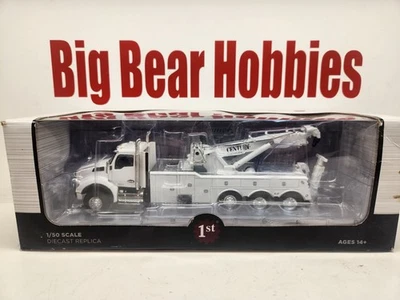 1/50 First Gear 50-3467  White Kenworth T880 W/Century 1060 Rotator Wrecker - Image 1 of 4