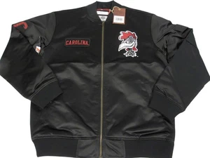 South Carolina Gamecocks Mens Mitchell & Ness Satin Bomber Full Zip Jacket $150 - Picture 1 of 9