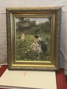 Hermann Seeger Gold Ornate Frame Museum Art Print Titled - Summerlust - Picture 1 of 12